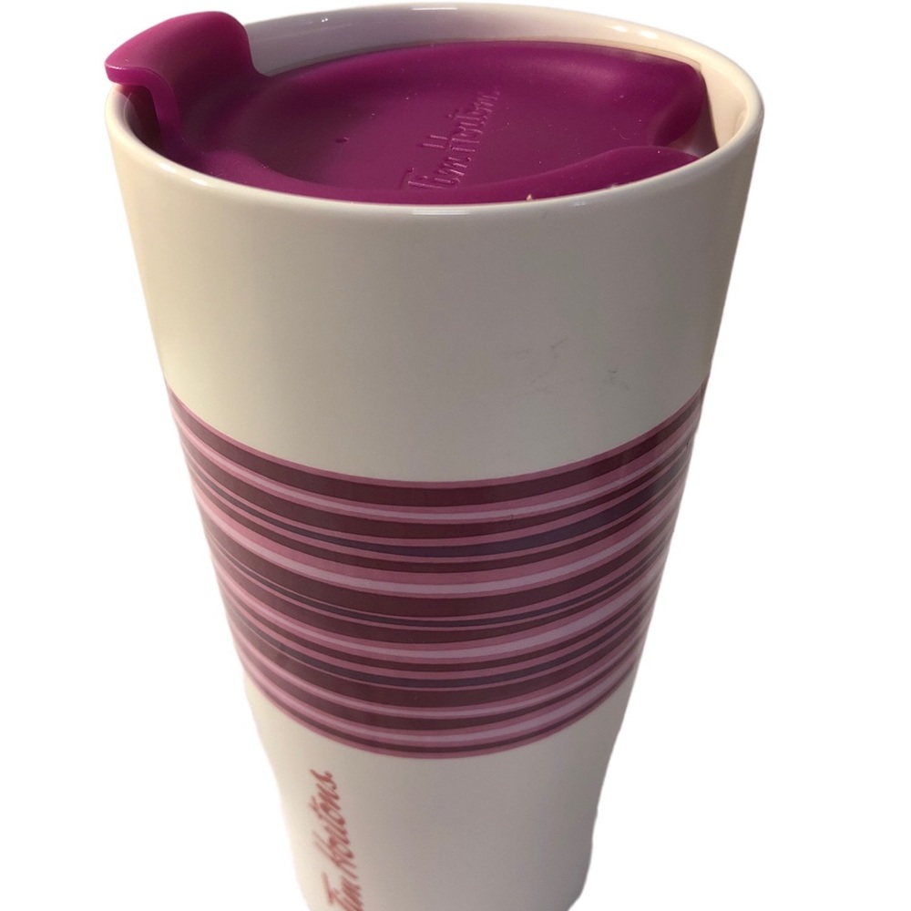 Tim Hortons Limited Edition 2015 pink ceramic tumbler 120oz